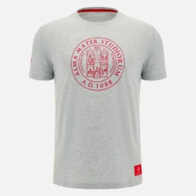 T-shirts de algodão para adultos Unibo Collection Grey Melange