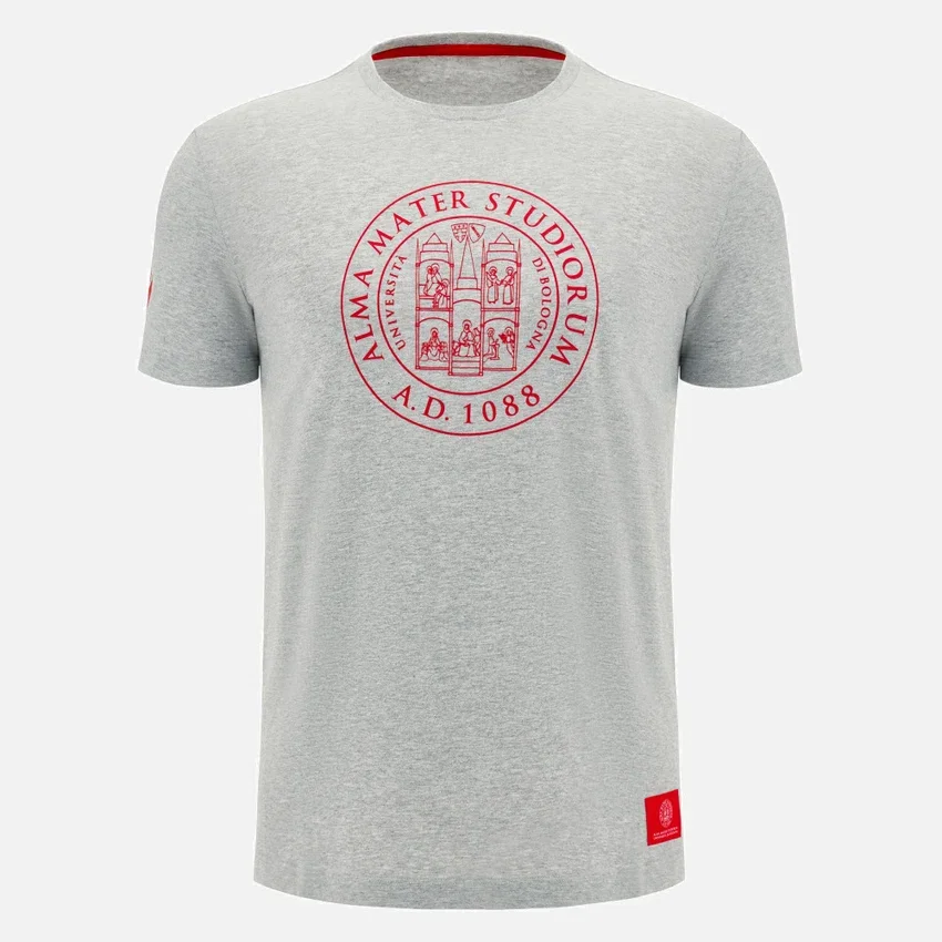 T-shirts de algodão para adultos Unibo Collection Grey Melange T-shirts de algodão para adultos Unibo Collection Grey Melange