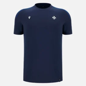 T-shirts de viagem azul-marinho para adultos Auxerre 2025/26 Athleisure