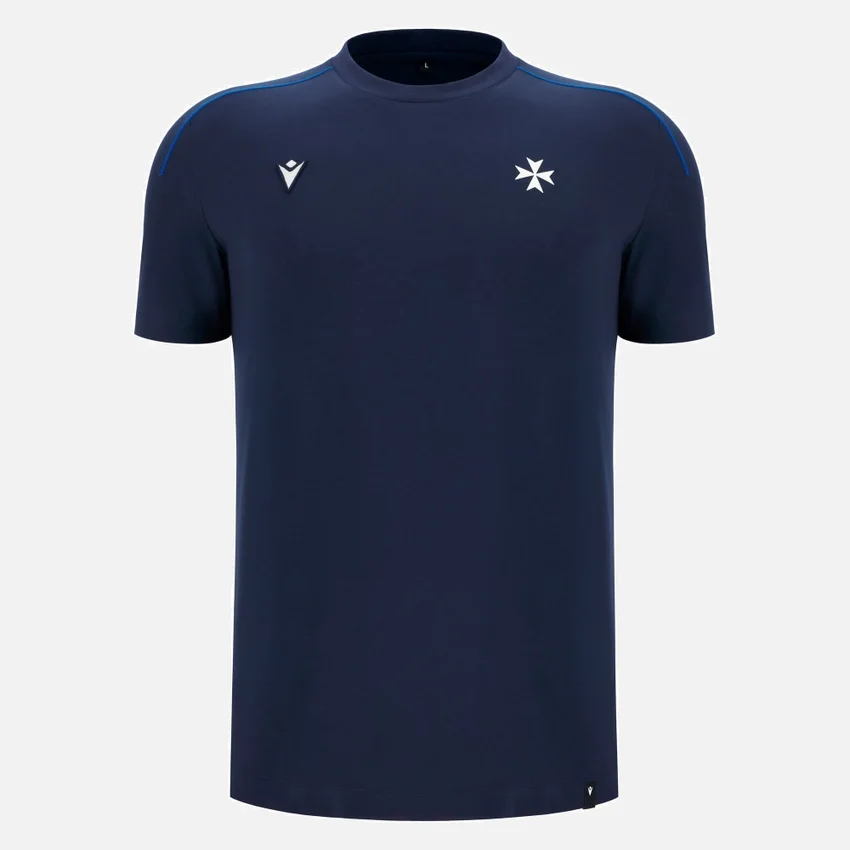 T-shirts de viagem azul-marinho para adultos Auxerre 2025/26 Athleisure T-shirts de viagem azul-marinho para adultos Auxerre 2025/26 Athleisure