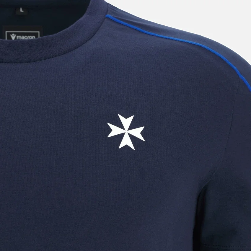 T-shirts de viagem azul-marinho para adultos Auxerre 2025/26 Athleisure T-shirts de viagem azul-marinho para adultos Auxerre 2025/26 Athleisure