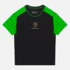 T-shirts esportivas infantis pretas da Automobili Lamborghini Squadra Corse T-shirts esportivas infantis pretas da Automobili Lamborghini Squadra Corse