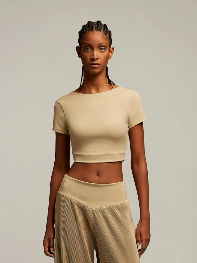 Tops curtos em Lycra Emily Tops curtos em Lycra Emily