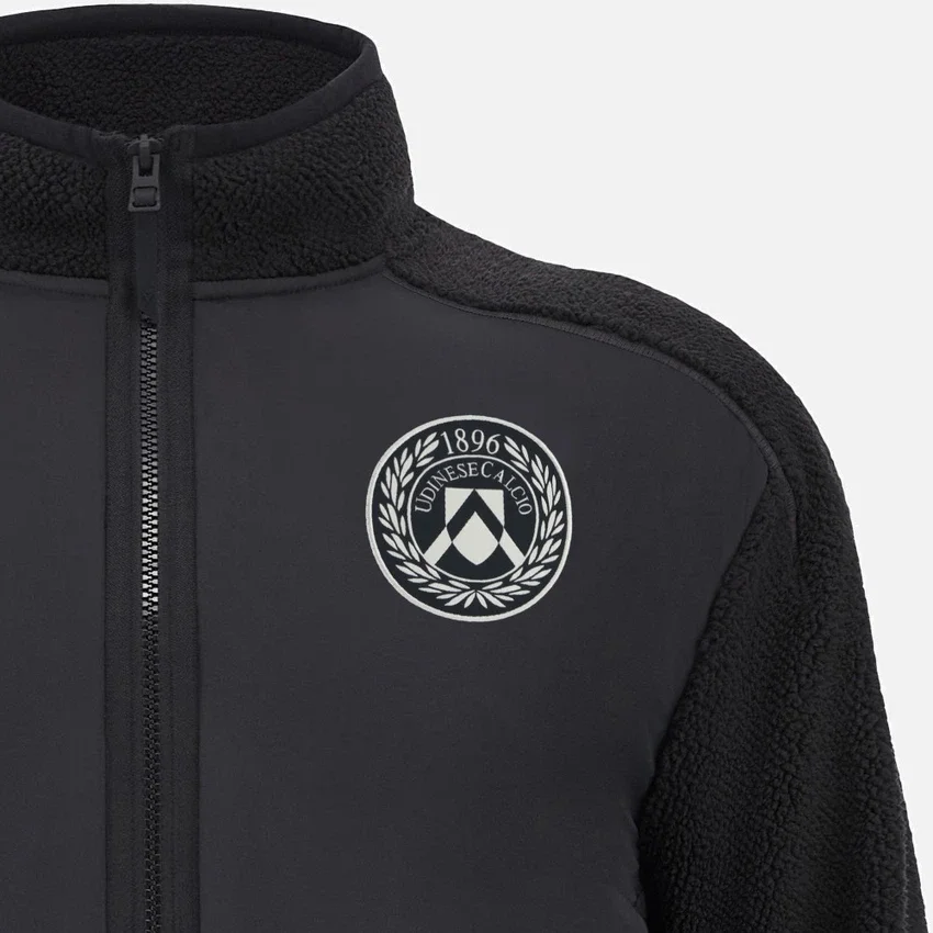 Udinese Calcio 2025/26 Casaco Athleisure para viagem, com fecho completo, estilo desportivo, para adultos Udinese Calcio 2025/26 Casaco Athleisure para viagem, com fecho completo, estilo desportivo, para adultos