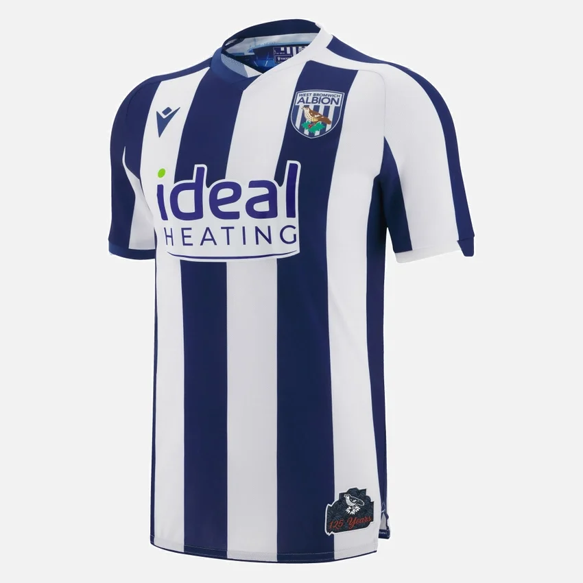 West Bromwich Albion F.C. 2025/26 Camisolas de jogo em casa para adultos West Bromwich Albion F.C. 2025/26 Camisolas de jogo em casa para adultos