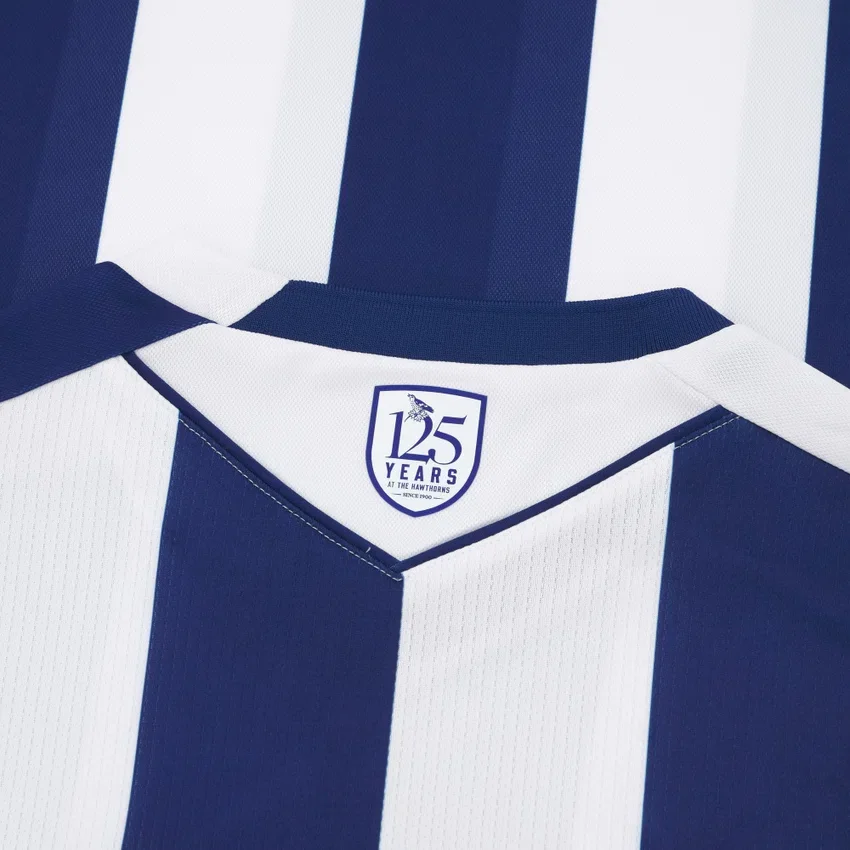 West Bromwich Albion F.C. 2025/26 Camisolas de jogo em casa para adultos West Bromwich Albion F.C. 2025/26 Camisolas de jogo em casa para adultos