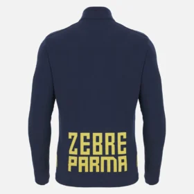 Zebre Parma 2025/26 Camisola de treino com fecho de correr de 1/4 para adultos Zebre Parma 2025/26 Camisola de treino com fecho de correr de 1/4 para adultos