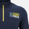Zebre Parma 2025/26 Camisola de treino com fecho de correr de 1/4 para adultos Zebre Parma 2025/26 Camisola de treino com fecho de correr de 1/4 para adultos
