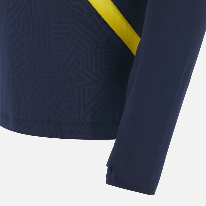 Zebre Parma 2025/26 Camisola de treino com fecho de correr de 1/4 para adultos Zebre Parma 2025/26 Camisola de treino com fecho de correr de 1/4 para adultos